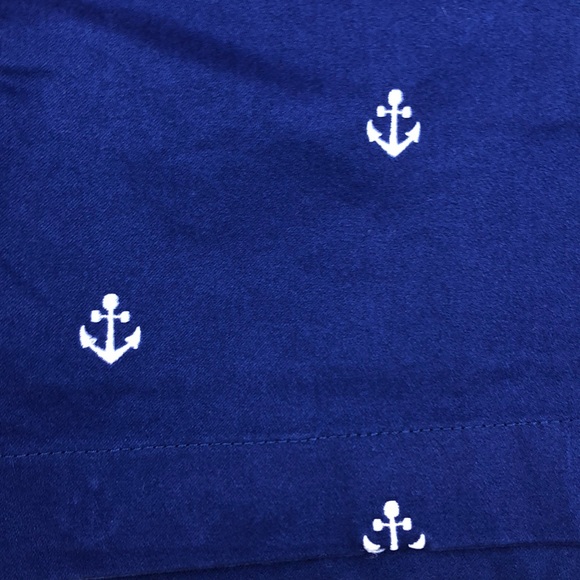 {Cambridge} Navy Embroidered Anchor Shorts ⚓️ - Picture 6 of 8